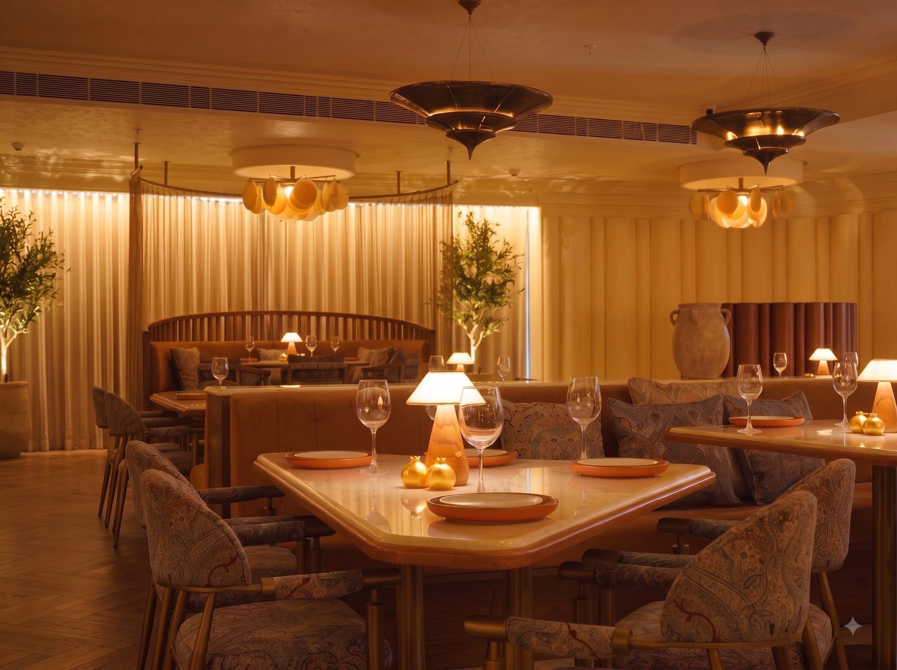The Winter Gardens dining room